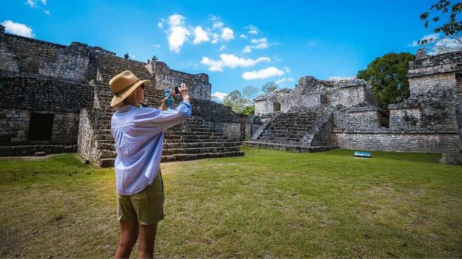 From Cancun: Ek Balam and Cenote Tour with Lunch & Transfer - Ek Balam: climbing the acropolis and seeing Mayan architecture up close