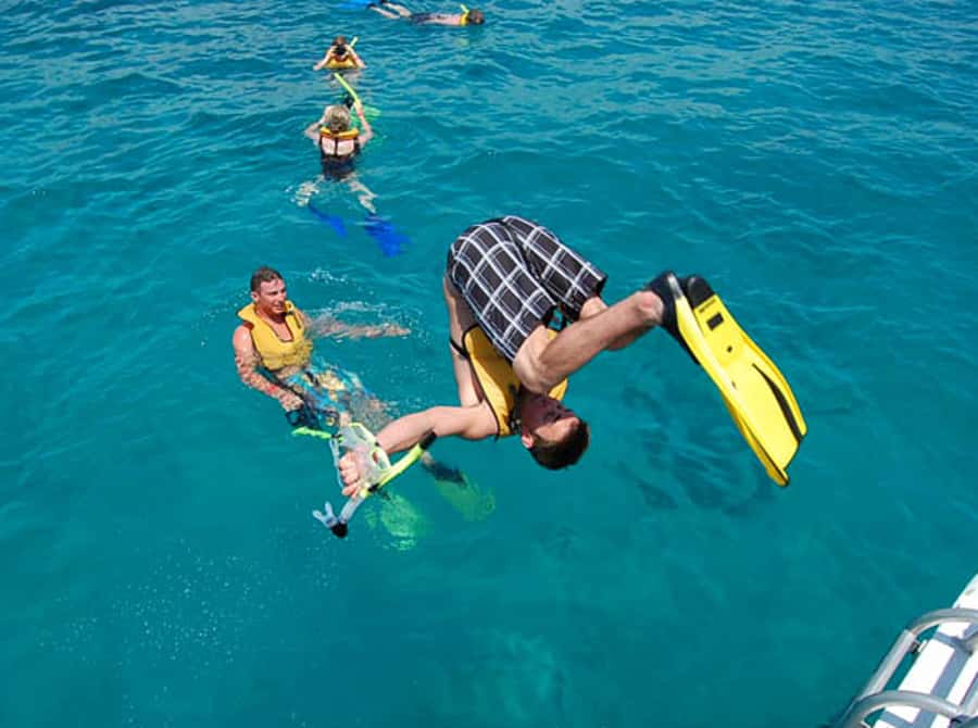 From Puerto Aventuras: Share Catamaran Tour - Sailing to the INAH reef: the main reason people book