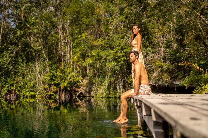From Riviera Maya : Tulum Ruins, Cenotes & Jungle Adventure - Parque Tankah: cenotes, snorkeling, kayaking, and zip-lines in one flow
