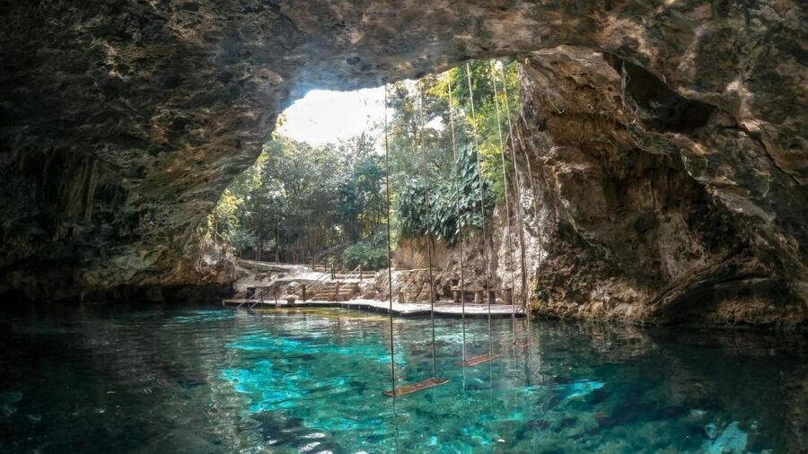 From Tulum: Tulum Ruins and 2 Cenotes Tour - Photo stops by El Castillo and the seaside temples