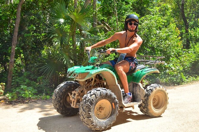 Full Adrenaline Day in Tulum! ATVs, Zipline, Cenote, Rappel, Food - Zipline 1 km Over the Jungle Canopy: The Moment You Notice the Height