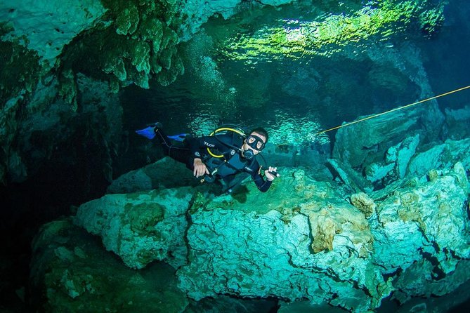 Go for 2 dives in cenote Dos ojos for certified divers - Gear, instructor support, and the safety feel