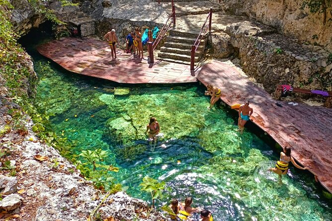 Half-Day Tour to Tulum and 2 Cenotes from Tulum - Stop 2: Canamayte Cenote & Ecopark, semi-open plus cavern