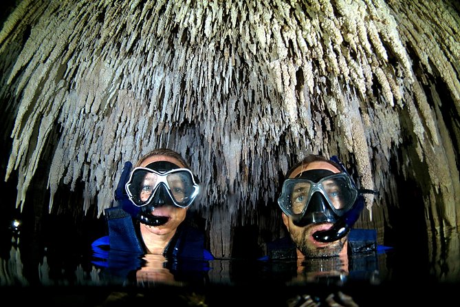 Half-Day Underwater World Tour - What the cenote swim is really like, rock formations and clear water