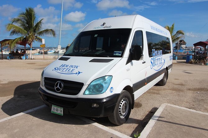 Holbox Cancun Airport Shuttle Terminal 2 - Chiquilá meeting point: finding the van at La Sardina Enamorada