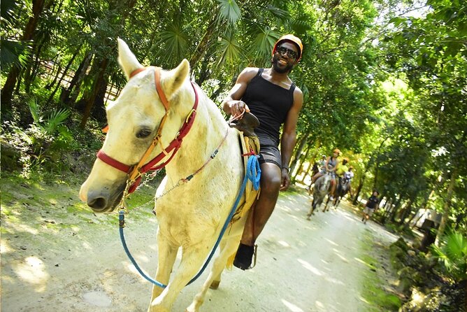 Horseback Riding + ATV + Cenote + Zip-Line from Cancun and Playa del Carmen - Snacks, Water, and The Photo Package Question