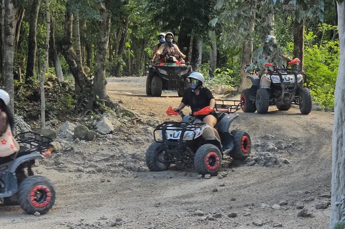 Jade Caverns and Mayan Village Cozumel ATV TOUR - Trails, safety, and the reality of getting wet and muddy