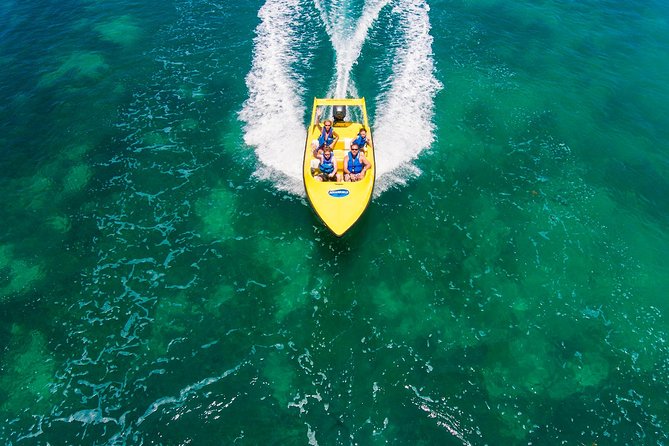 Jungle Tour with Snorkel in Cancun - Driving your own two-person speedboat through mangroves