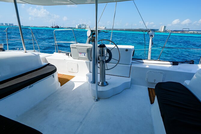 Laura Catamaran Private Tour to Isla Mujeres - Beach Club lunch, snacks, and the drink situation