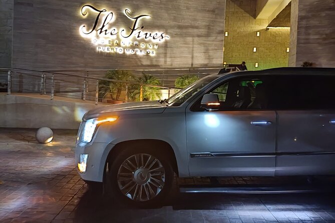 Luxury one way Cancun transfer from Cancun airport - Inside the ride: AC comfort, WiFi, and included refreshments