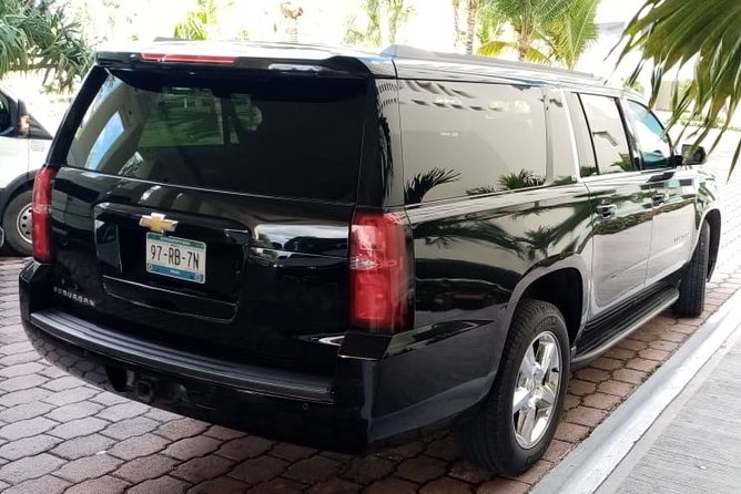 Luxury SUV Private Transfer R/T-Airport-Hotel-Airport- Playa del Carmen - Mobile Ticket and Confirmation, What You Can Expect
