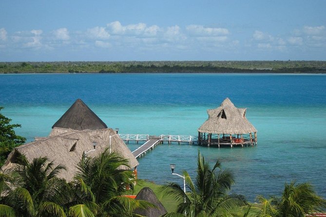 Magical BACALAR TOUR with Pontoon Boat ride. (Transportation + Breakfast + Food) - Bacalar lagoon nature break: calm time and a ticket-free stop