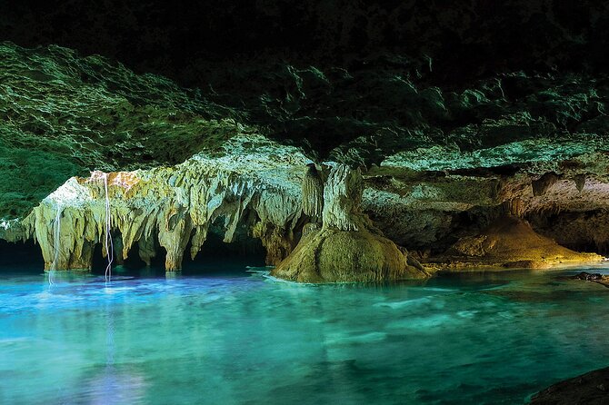 Maya Adventure from Cancun Coba and Tulum Ruins with Cenote swim - Yax-Muul cenote swim, bats, and that cool cave feeling
