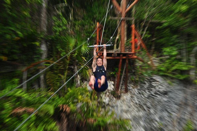 Mayan Adventure Snorkeling Tour from Cancun - Stop 2: The Open Jungle Cenote, Zip Line Jumps, and Mosquito Strategy