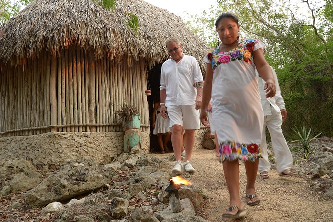 Mayan Ceremonial Night from Cancun and Riviera Maya - Entering the temazcal, a steam-bath purification reality check