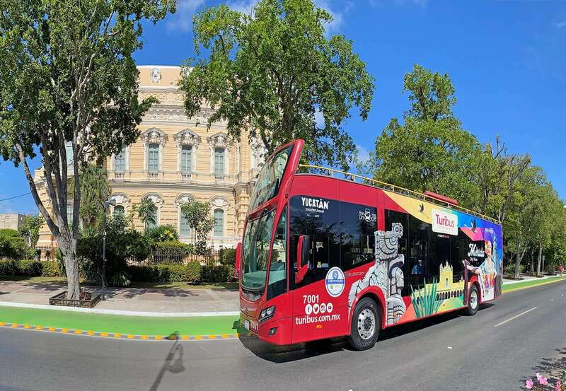 Mérida: Panoramic Sightseeing Tour Bus Ticket with 2 Routes - A Cheap Ticket for Big Orientation Value