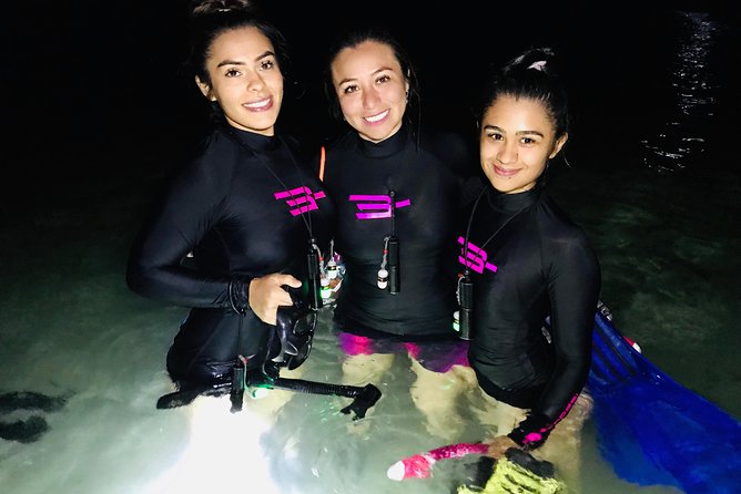 Night Snorkeling - Observation of octopus and other species - Flashlights, lamps, and safety in up to 2.5 meters of water