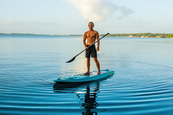 Paddle at Dawn with visit to Cenotes and Islands - Cenote Esmeralda at dawn, the mirror effect you can actually use