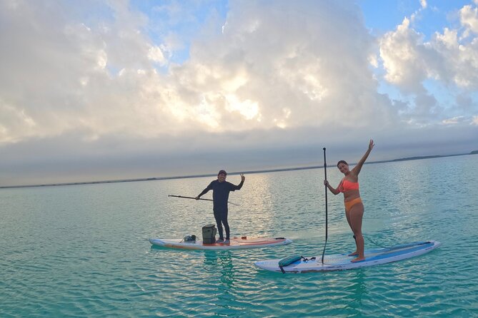 Pirate's Channel & 3 Lagoons Kayak or SUP/Paddle Tour +Meditation - The Breakfast Stop: Nutella Toast, Fruit, and Coffee in Sunrise Light