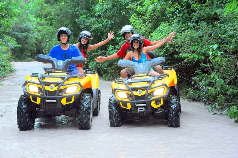 Playa del Carmen: ATV Xtreme & Zipline Experience - Mayan Cenote Swim, Snorkel and Climbing Gear Time