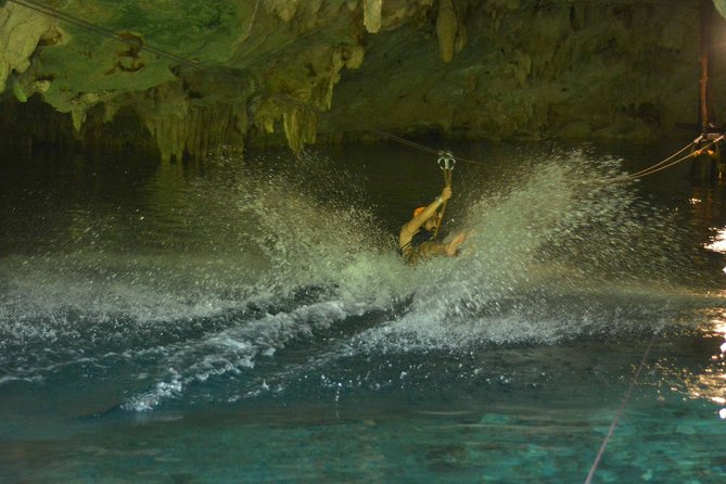 Playa del Carmen Jungle Tour: Tulum, Cenote Snorkeling, Ziplining and Lunch - Stop 3: Chemuyil Ziplining and Rappelling Through the Trees