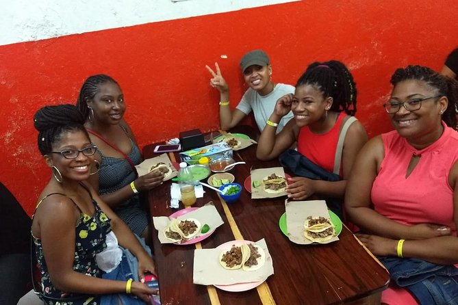 Playa del Carmen Walking Food Tour - Biblioteca Municipal Leona Vicario, and tacos al pastor in the open