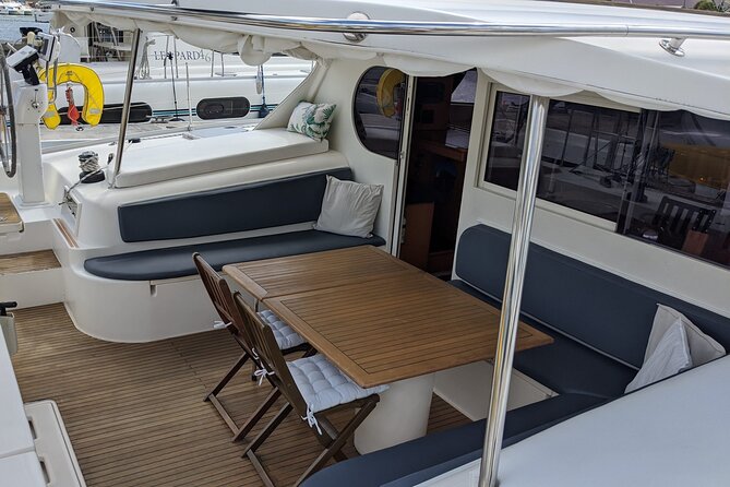 Private 6 Hrs 47 ft. Catamaran Snorkel & Cielo Charter (30p. max) - El Cielo sandbar: the payoff, plus the reality of conditions