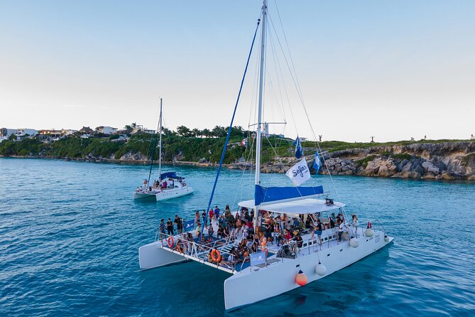 Private Catamaran from Cancun to Isla Mujeres | For up to 100 pp - El Farito Snorkeling Stop: How to Make 45 Minutes Count