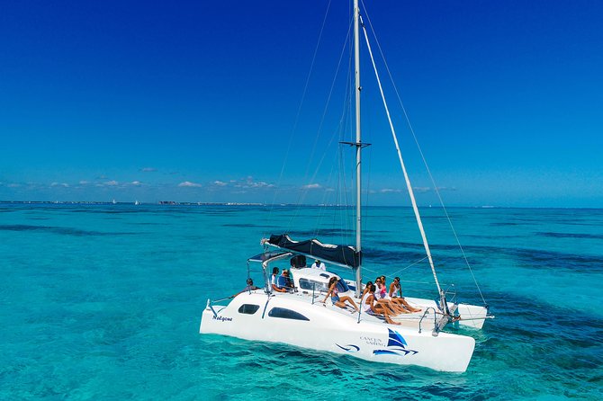 Private Catamaran from Cancun to Isla Mujeres for up to 13 People - Crew, Captains, and the Open Bar Vibe