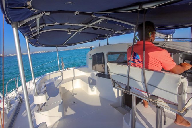 Private Catamaran from Cancun to Isla Mujeres | For up to 30 pepl - Cancun to Isla Mujeres on your own boat: what the day is really like