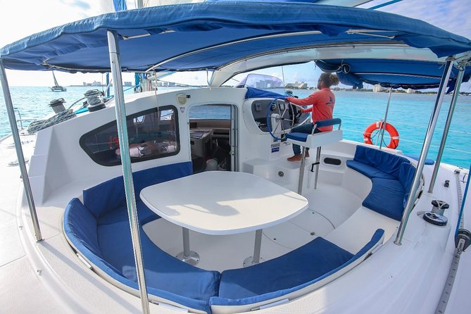 Private Catamaran from Cancun to Isla Mujeres | For up to 30 pp - The sailing part: spinnaker, sea air, and why it matters