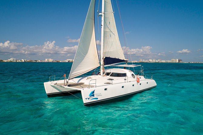 Private Catamaran from Cancun to Isla Mujeres | For up to 40 pp - Stop 3 (7-hour option focus): Isla Mujeres Marina Time