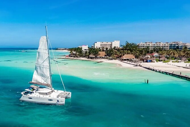 Private Luxury Catamaran Cancun to Isla Mujeres | For up to 30 pp - Getting real value from a 4-hour private catamaran day
