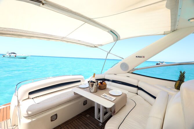 Private Premium Yacht 46FT Rental in Cancún - 6 to 8 hours: more island time, plus an optional food plan