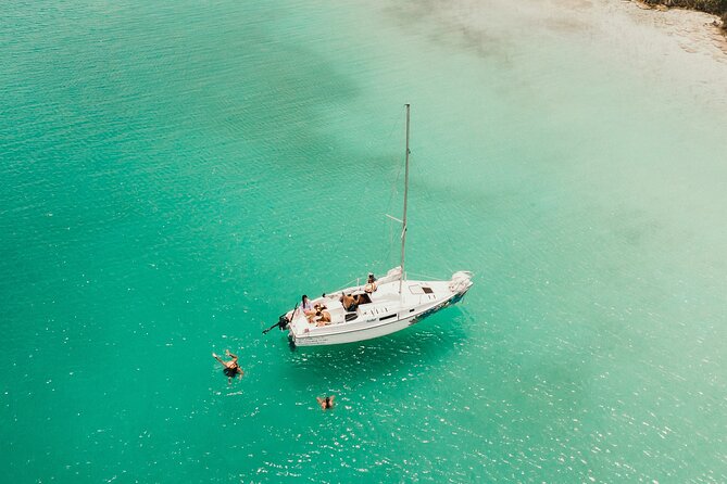 Private sailing tour of Bacalar Lagoon - Bird Island final swim, warm water and the last big payoff
