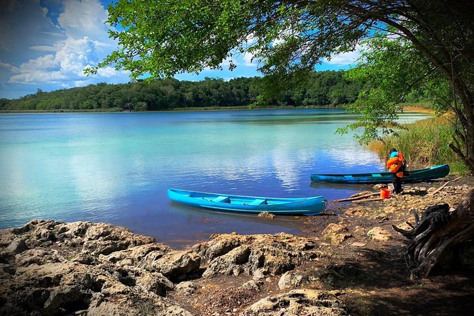 Private Tour: Coba ruins & Monkey Sanctuary with Punta Laguna - The Adventure Block: Canoe, Zipline, Rappel, and a Cenote