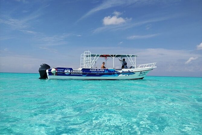 Private Tour in Cozumel El Cielo Sandbar and Reef Snorkeling - The 15-minute boat ride to El Cielo