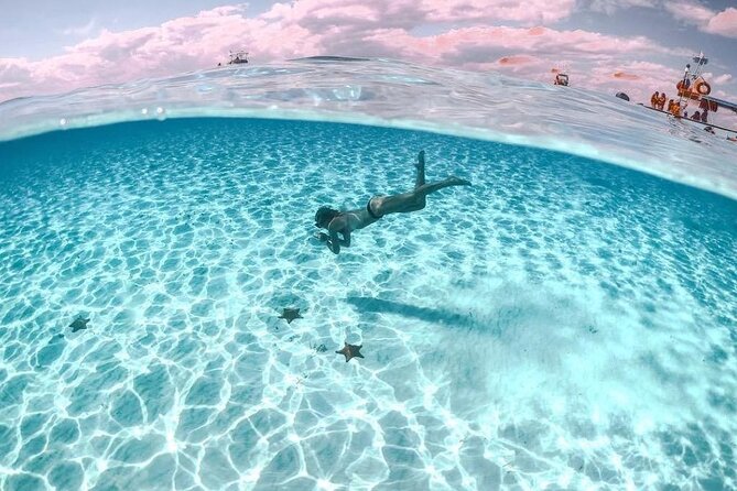Private Tour in Cozumel El Cielo Sandbar and Reef Snorkeling - Playa El Cielo, Starfish Bay: shallow snorkeling and real sand-bottom views