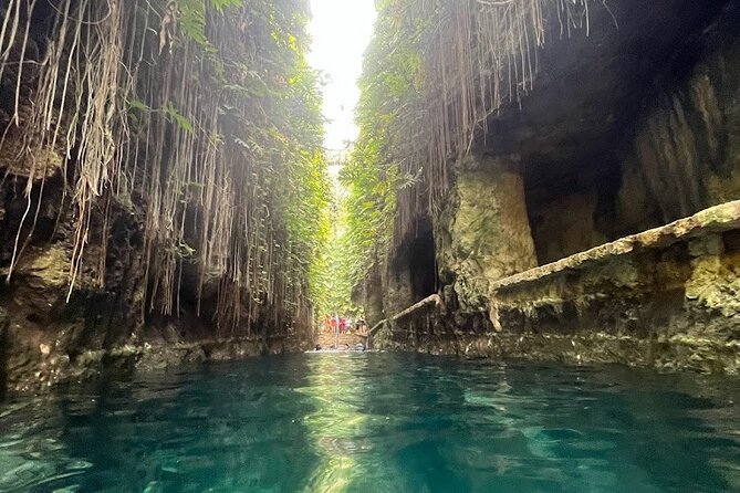 Private Tour of Uxmal and Cenote Hacienda Mucuyche 2 cenotes - Two cenotes at Mucuyché: CARLOTA, an artificial river, and blue light