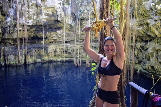 Private Tour - The best Cenotes in Yucatan - Suytun & Oxman - Cenote San Lorenzo Oxman: warm water time and swing-friendly fun