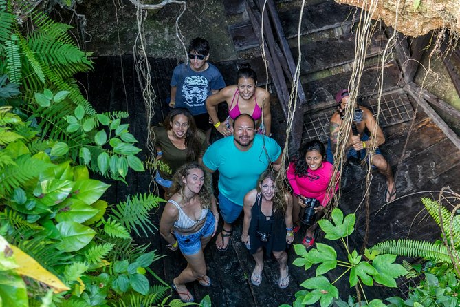 Private Tour with 3 Cenotes + 5 Zip-lines + Mayan Lunch - Snorkeling in freshwater cenotes, with gear provided