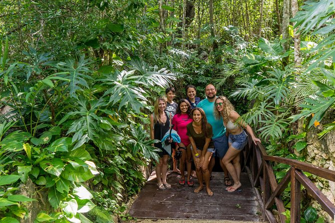 Private Tour with 3 Cenotes + 5 Zip-lines + Mayan Lunch - Zip-lines, rope swings, and platform jumps through the trees