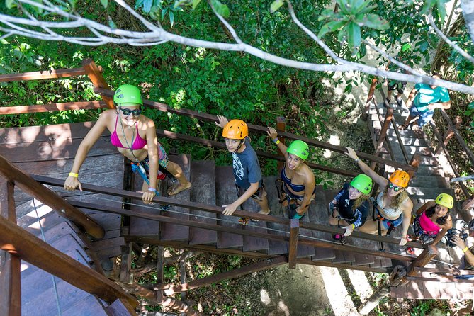Private Tour with 3 Cenotes + 5 Zip-lines + Mayan Lunch - Three cenotes in Puerto Morelos, open-air to cavern-style