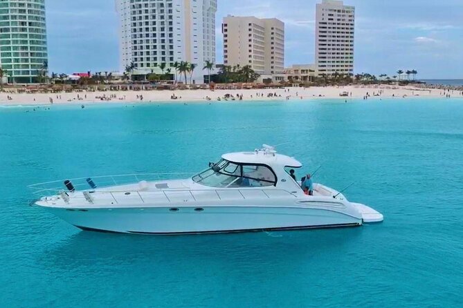 Private Yacht SEARAY SUNDANCER 60ft up to 20 pax 23P1 - Isla Mujeres and Playa Norte snorkeling stop: why people make this the highlight
