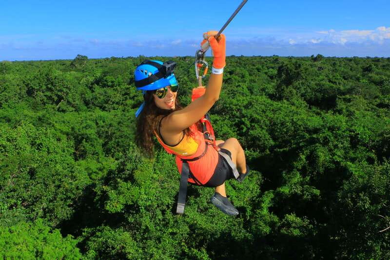 Puerto Morelos: Selvatica Jungle Zip Line Tour - The 10-line zipline circuit, plus the Aqua-zip you can choose