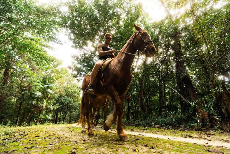 Riviera Maya: Horseback Ride, Zipline, and ATV Adventure - Horse Country at El Rey Polo Club