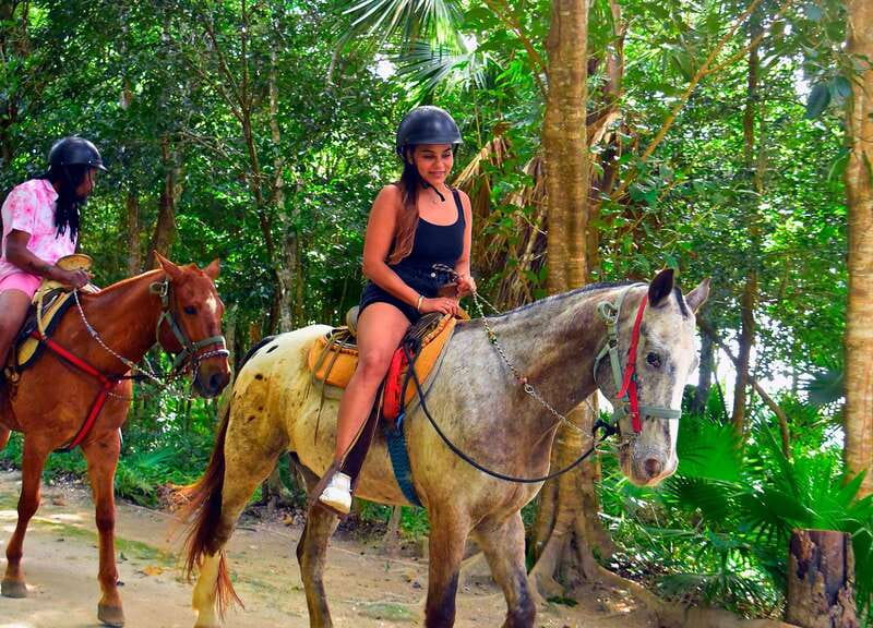 Riviera Maya: Horseback Ride, Zipline, and ATV Adventure - Five Ziplines and Interactive Bridges in the Canopy