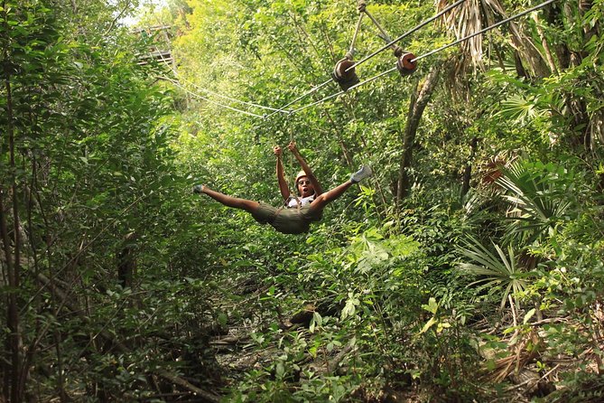 Riviera Maya Jungle Half-Day Tour: ATV, Ziplines, Cenote Swim, Rappel - ATV, Ziplines, Cenote Swim, and Temazcal in 4 Hours