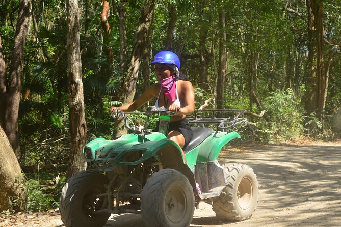 Riviera Maya Jungle Half-Day Tour: ATV, Ziplines, Cenote Swim, Rappel - Ziplining and the 1 km Long Line: The Thrill Section