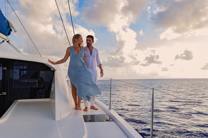 Riviera Maya Luxury Sunset Sailing plus Light Dinner and Open Bar - The Sunset Itself: Pink Sky, Turquoise Water, and One Big Reality Check